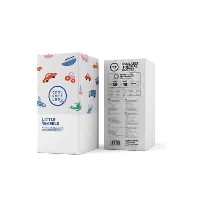 Botella Kiddies 350 ml Little Wheels