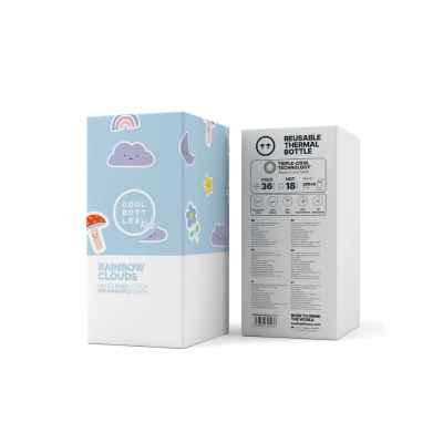 Botella Kiddies 350 ml Rainbow Clouds