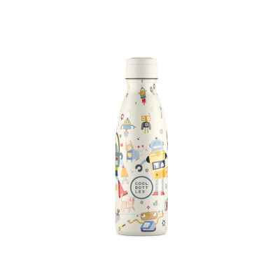 Botella Kids 350ml Messy Robots