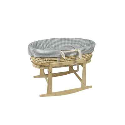 Vestidura Moisés Praliné Vichy/Rayas Matcha TOG 2,5