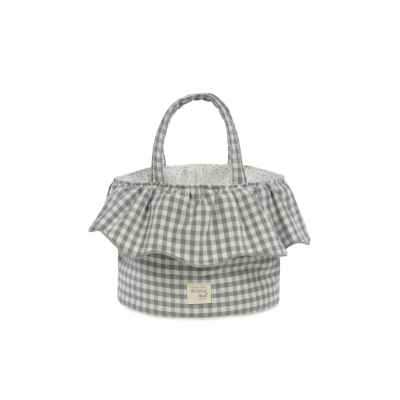 Cesta Organizadora Praliné Vichy Matcha