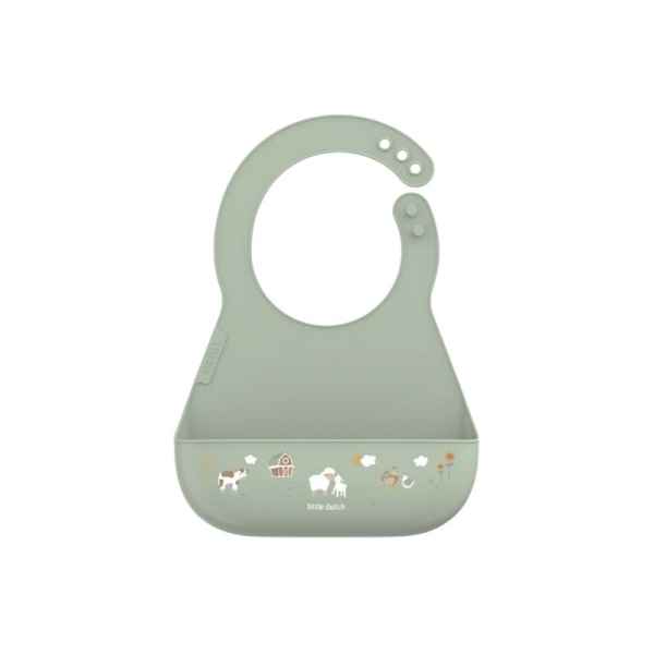 Babero Silicona Mio Pequeña Granja