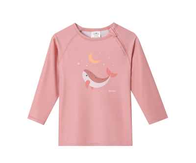 Camiseta protección Solar Manga Larga Whale Pink