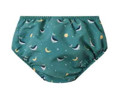 Bañador Pañal Whale Teal