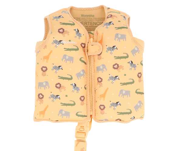 Chaleco Flotador Aprendizaje Wild Animals