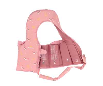 Chaleco Flotador Aprendizaje Whale Pink
