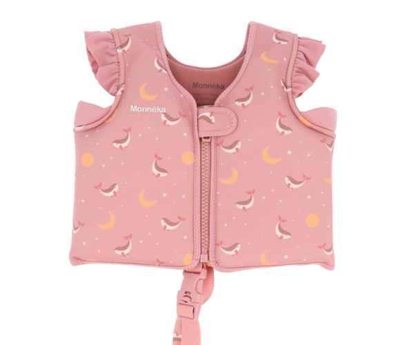 Chaleco Flotador Aprendizaje Whale Pink