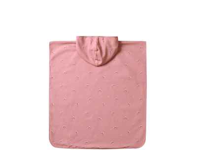 Poncho de Playa Whale Pink