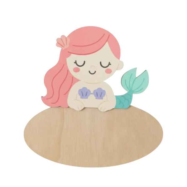 Placa Decorativa Personalizada Sirena