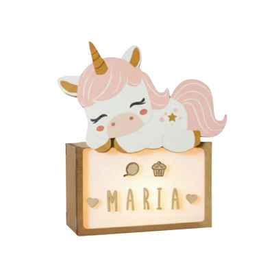 Lámpara de Sobremesa Unicornio Dormido