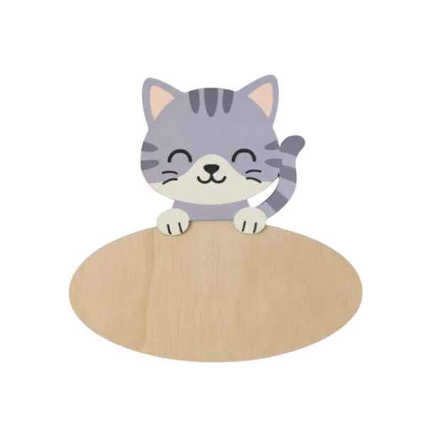 Placa Decorativa Personalizada Gato