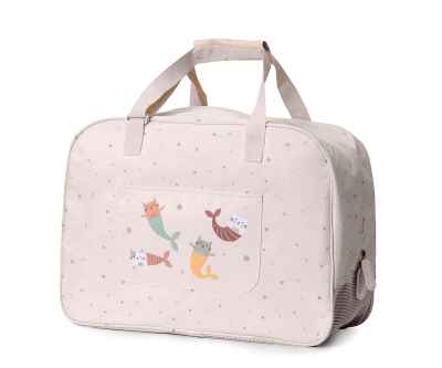 Bolso de Playa con Rejilla Mermaid Cats