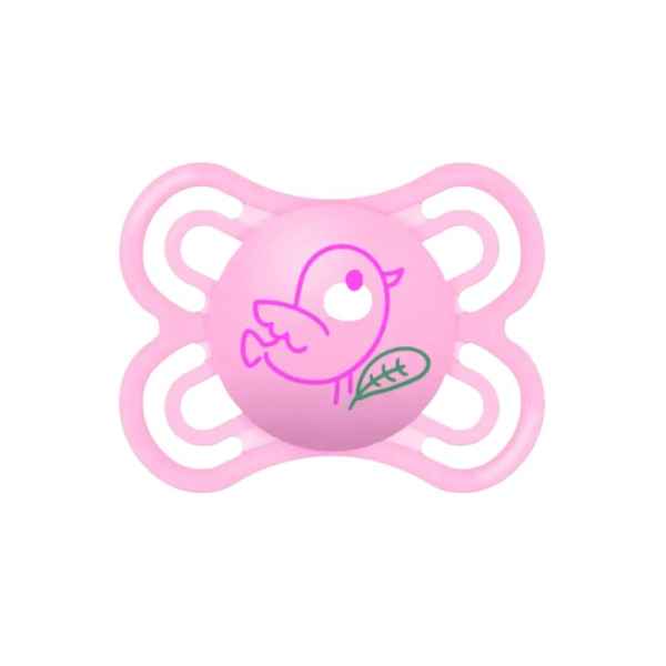 MAM Chupete Silicona Simétrica Perfect 2-6 Meses - 1 Unidad Rosa