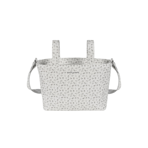 Bolsa Crossbody Piel Little Bloom Flor Gris