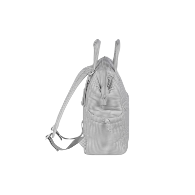 Mochila Little Bloom Vichy Gris