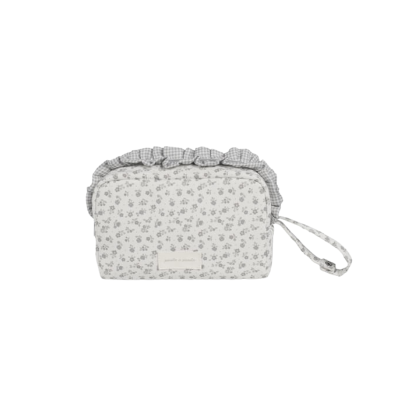 Neceser Little Bloom Flor Gris