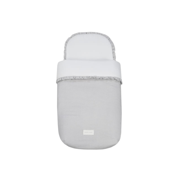 Saco Cuco Little Bloom Vichy Gris TOG 2,5