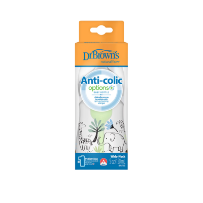 Biberones Anticólicos Nature World Total Deco 150ml Nivel 1 Boca Ancha 0m+