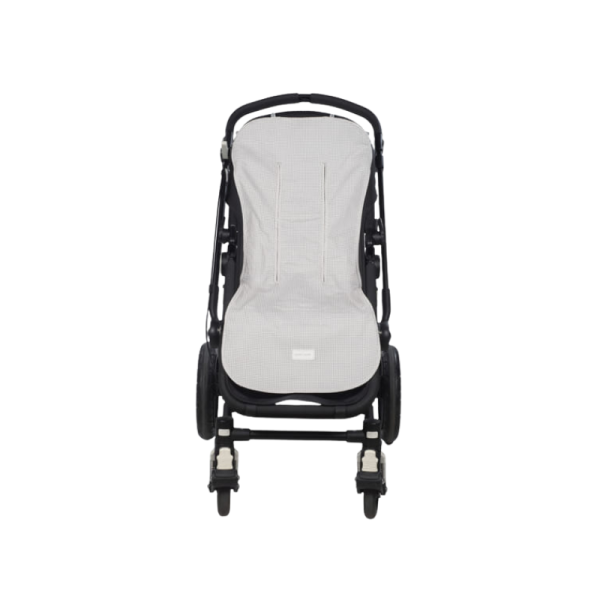 Colchoneta Little Bloom Vichy Gris