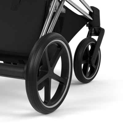 Chasis E-Priam Style Cromado Marrón Cybex