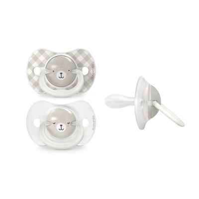 Chupetes Nocturnos Fisiológico Suavinex SX Pro 0-6 meses Gris (2ud.)