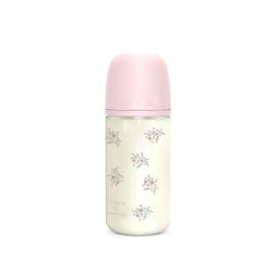 Biberón de Vidrio 240ml Poetry Rosa Suavinex