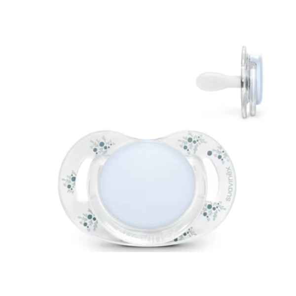 Chupete 0-6 m Tetina Fisiológica Silicona SX Pro Poetry Azul