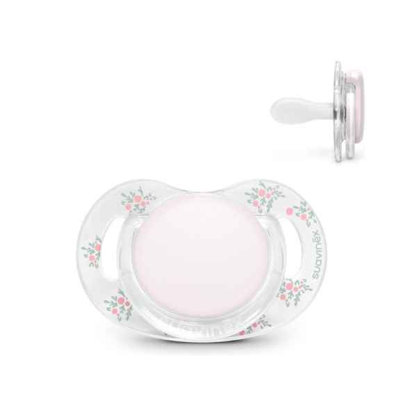 Chupete 0-6 m Tetina Fisiológica Silicona SX Pro Poetry Rosa