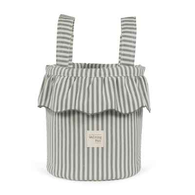 Bolso Bucket Praline Rayas Matcha