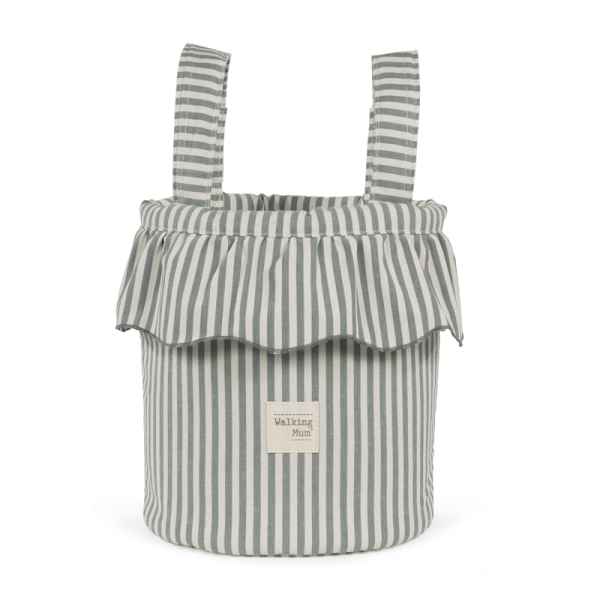 Bolso Bucket Praline Rayas Matcha