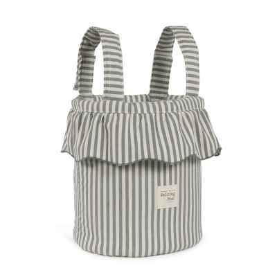 Bolso Bucket Praline Rayas Matcha