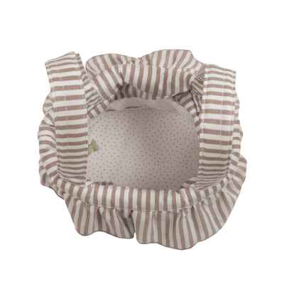 Bolso Bucket Praline Rayas Moka