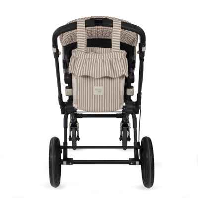 Bolso Bucket Praline Rayas Moka