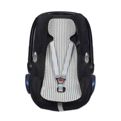 Colchoneta Auto Praliné Rayas Matcha