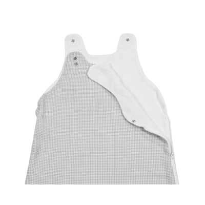 Saco Dormir Verano Little Bloom Vichy Gris TOG 0,5