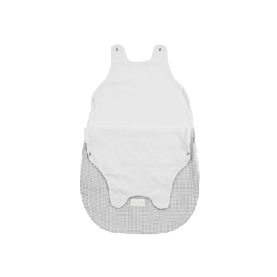 Saco Dormir Verano Little Bloom Vichy Gris TOG 0,5