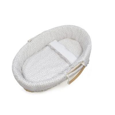 Vestidura Moisés Little Bloom Flor GRis TOG 2,5