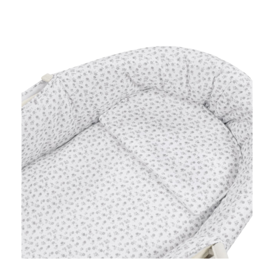 Vestidura Moisés Little Bloom Flor GRis TOG 2,5