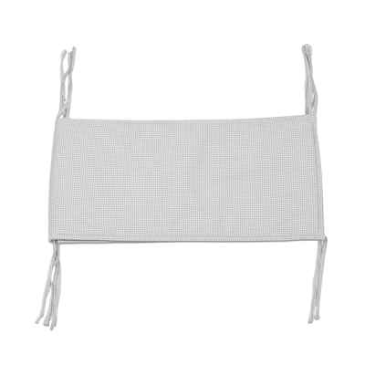 Protector Cuna 120x60 Cm Little Bloom Vichy Gris