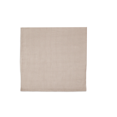 Funda Colchón Cuco Vichy + Muselina Praliné Rayas Moka