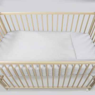 Edredón + Sábana Bajera + Almohada Cuna 120x60 Cm Little Bloom Vichy Gris Tog 2,5