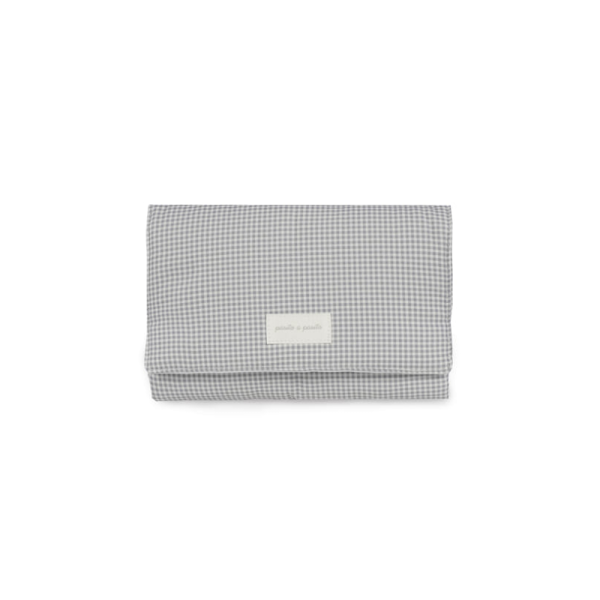 Cambiador Little Bloom Vichy Gris