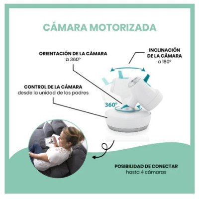 Vigilabebés de video motorizado YOO-Moov