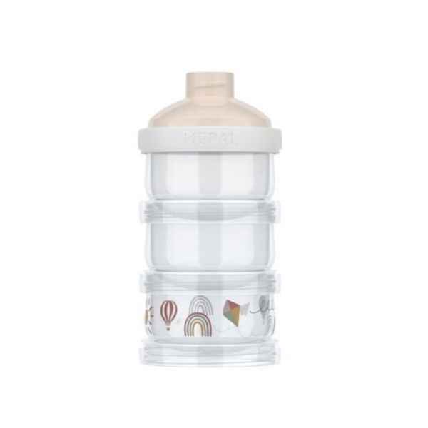 Contenedor Leche En Polvo 3 Pcs Arcoíris