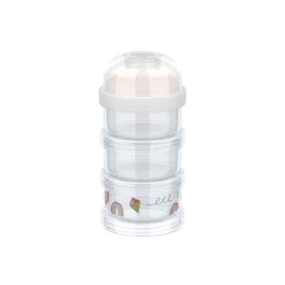 Contenedor Leche En Polvo 3 Pcs Arcoíris