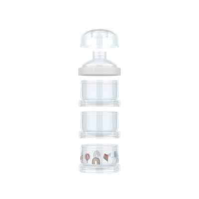 Contenedor Leche En Polvo 3 Pcs Arcoíris