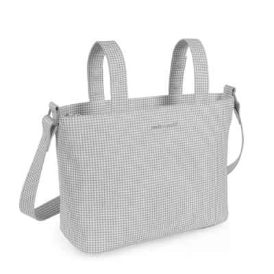 Bolsa Crossbody Piel Little Bloom Vichy Gris
