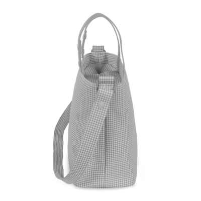 Bolsa Crossbody Piel Little Bloom Vichy Gris
