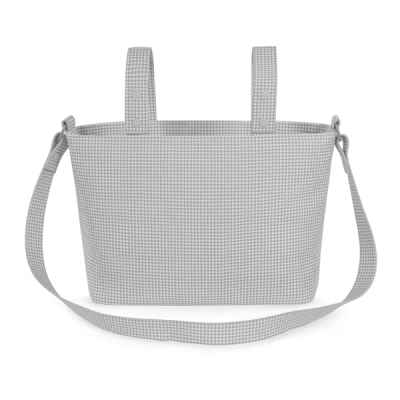 Bolsa Crossbody Piel Little Bloom Vichy Gris