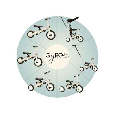 Triciclo Multifunción Gyro + Olmitos Edición Especial Blanco